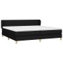 Boxspringbett mit schwarzer Stoffmatratze 200x200 cm von , Betten und Lattenroste - Ref: Foro24-3126991, Preis: 592,88 €, Rab...