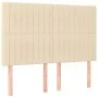 Box spring bed with cream fabric mattress 140x200 cm by , Beds and slatted bases - Ref: Foro24-3128690, Price: 548,51 €, Disc...