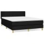 Box spring bed with black fabric mattress 140x200 cm by , Beds and slatted bases - Ref: Foro24-3130435, Price: 446,24 €, Disc...