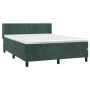 Boxspringbett mit dunkelgrüner Samtmatratze 140x200 cm von , Betten und Lattenroste - Ref: Foro24-3131084, Preis: 474,62 €, R...