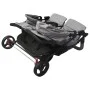 Light gray steel twin stroller by vidaXL, Baby strollers - Ref: Foro24-10241, Price: 240,29 €, Discount: %