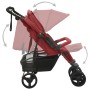 Manschettenknöpfe-Trolley aus rotem Stahl von vidaXL, Kinderwagen - Ref: Foro24-10245, Preis: 228,69 €, Rabatt: %