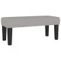 Box spring bed with light gray fabric mattress 100x200 cm by , Beds and slatted bases - Ref: Foro24-3136733, Price: 358,33 €,...