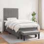 Boxspringbett mit dunkelgrauer Stoffmatratze 80x200 cm von , Betten und Lattenroste - Ref: Foro24-3136710, Preis: 357,95 €, R...