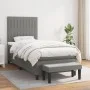 Boxspringbett mit dunkelgrauer Stoffmatratze 80x200 cm von , Betten und Lattenroste - Ref: Foro24-3136710, Preis: 380,10 €, R...