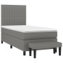 Boxspringbett mit dunkelgrauer Stoffmatratze 80x200 cm von , Betten und Lattenroste - Ref: Foro24-3136710, Preis: 357,95 €, R...