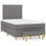 Box spring bed with dark gray fabric mattress 120x200 cm by , Beds and slatted bases - Ref: Foro24-3137302, Price: 410,71 €, ...