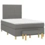 Box spring bed with dark gray fabric mattress 120x200 cm by , Beds and slatted bases - Ref: Foro24-3137302, Price: 410,71 €, ...