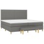 Boxspringbett mit dunkelgrauer Stoffmatratze 200x200 cm von , Betten und Lattenroste - Ref: Foro24-3137342, Preis: 700,58 €, ...