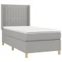 Cama box spring colchón y luces LED tela gris claro 80x200 cm de , Camas y somieres - Ref: Foro24-3138989, Precio: 325,94 €, ...