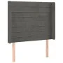 Box spring bed with mattress and LED dark gray velvet 80x200 cm by , Beds and slatted bases - Ref: Foro24-3139590, Price: 332...