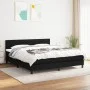 Box spring bed with black fabric mattress 160x200 cm by , Beds and slatted bases - Ref: Foro24-3140147, Price: 510,70 €, Disc...