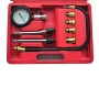 Kit de comprobación de compresión de motor gasolina 9 piezas
