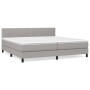 Boxspringbett mit hellgrauer Stoffmatratze 200x200 cm von , Betten und Lattenroste - Ref: Foro24-3140241, Preis: 577,57 €, Ra...