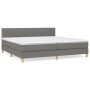 Boxspringbett mit dunkelgrauer Stoffmatratze 200x200 cm von , Betten und Lattenroste - Ref: Foro24-3140802, Preis: 554,25 €, ...