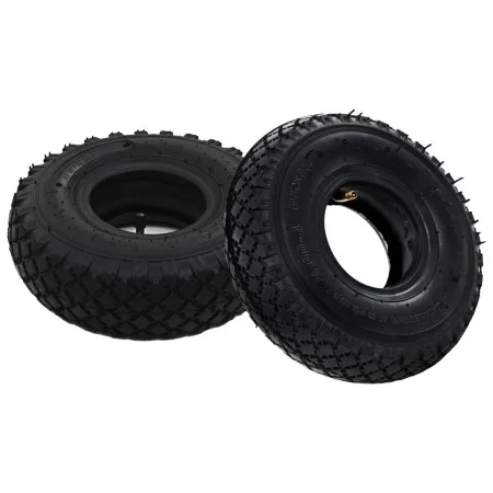 Tires with inner tubes for wheelbarrow 2 units 3.00-4 260x85 by , Hoists, cranes and carts - Ref: Foro24-142981, Price: 25,70...