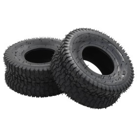 Neumáticos para carretilla 2 unidades caucho 15x6.