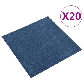 Carpet floor tiles 20 units 5 m² 50x50 cm dark blue by , Floors and carpets - Ref: Foro24-147315, Price: 111,03 €, Discount: %