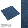 Carpet floor tiles 20 units 5 m² 50x50 cm dark blue by , Floors and carpets - Ref: Foro24-147315, Price: 111,03 €, Discount: %