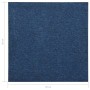 Teppich Bodenfliesen 20 Stück 5 m² 50x50 cm dunkelblau von , Böden und Teppiche - Ref: Foro24-147315, Preis: 113,39 €, Rabatt: %