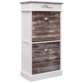 Paulownia Holz Schuhschrank braun 50x28x98 cm von , Schuhregale und Schuhorganisatoren - Ref: Foro24-284088, Preis: 163,46 €,...