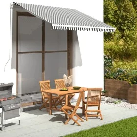 Replacement fabric for anthracite gray and white awning 3x2.5 m by , Awnings - Ref: Foro24-311985, Price: 49,76 €, Discount: %