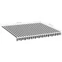 Replacement fabric for anthracite gray and white awning 3x2.5 m by , Awnings - Ref: Foro24-311985, Price: 49,76 €, Discount: %