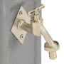 Garden cistern with light gray stone-like faucet by , Irrigation systems - Ref: Foro24-316183, Price: 82,95 €, Discount: %