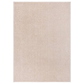 Short dark beige fur carpet 140x200 cm by , Rugs - Ref: Foro24-340340, Price: 73,30 €, Discount: %