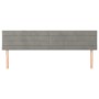 Kopfteile 2 Einheiten aus hellgrauem Samt 80x5x78/88 cm von , Kopf- und Fußteile - Ref: Foro24-346166, Preis: 55,87 €, Rabatt: %