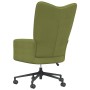 Silla de relajación de terciopelo verde claro