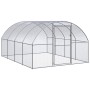 Gallinero de exterior de acero galvanizado 3x4x2 m de , Jaulas y habitáculos para animales pequeños - Ref: Foro24-3095464, Pr...