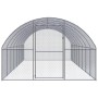 Gallinero de exterior de acero galvanizado 3x8x2 m