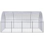 Gallinero de exterior de acero galvanizado 3x4x2 m de , Jaulas y habitáculos para animales pequeños - Ref: Foro24-3095464, Pr...