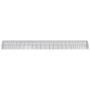 Gallinero de exterior de acero galvanizado 3x20x2 m