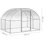 Außengehege aus verzinktem Stahl 3x2x2 m von , Käfige und Lebensräume für Kleintiere - Ref: Foro24-3095472, Preis: 228,63 €, ...