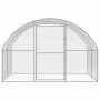 Gallinero de exterior de acero galvanizado 3x20x2 m de , Jaulas y habitáculos para animales pequeños - Ref: Foro24-3095470, P...