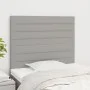Kopfteile 2 Einheiten aus hellgrauem Stoff 80x5x78/88 cm von , Kopf- und Fußteile - Ref: Foro24-3116446, Preis: 62,58 €, Raba...
