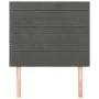 Headboards 2 units of dark gray velvet 80x5x78/88 cm by , Headboards and footboards - Ref: Foro24-3116503, Price: 56,77 €, Di...
