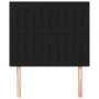 Cabeceros 2 unidades de tela negro 100x5x78/88 cm de , Cabeceros y pies de cama - Ref: Foro24-3116562, Precio: 54,34 €, Descu...
