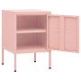 Pink steel bedside table 35x35x51 cm by vidaXL, Nightstands - Ref: Foro24-336211, Price: 71,87 €, Discount: %