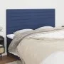 Cabeceros 4 unidades de tela azul 80x5x78/88 cm de , Cabeceros y pies de cama - Ref: Foro24-3116484, Precio: 98,43 €, Descuen...