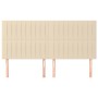 Kopfteile 4 Einheiten aus cremefarbenem Stoff 80x5x78/88 cm von , Kopf- und Fußteile - Ref: Foro24-3116581, Preis: 117,93 €, ...