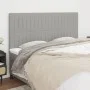 Headboards 4 units of light gray fabric 80x5x78/88 cm by , Headboards and footboards - Ref: Foro24-3116576, Price: 102,26 €, ...
