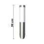 Apliques de exterior 2 unidades acero inoxidable de vidaXL, Iluminación de exterior - Ref: Foro24-160165, Precio: 22,18 €