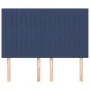 Cabeceros 4 unidades tela azul 72x5x78/88 cm de , Cabeceros y pies de cama - Ref: Foro24-3116574, Precio: 94,32 €, Descuento: %