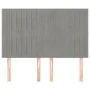 Kopfteile 4 Einheiten hellgrauer Samt 72x5x78/88 cm von , Kopf- und Fußteile - Ref: Foro24-3116618, Preis: 117,18 €, Rabatt: %