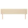 Kopfteil aus cremefarbenem Stoff, 163 x 23 x 78/88 cm von , Kopf- und Fußteile - Ref: Foro24-3117295, Preis: 83,22 €, Rabatt: %