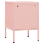 Pink steel bedside table 35x35x51 cm by vidaXL, Nightstands - Ref: Foro24-336211, Price: 71,87 €, Discount: %