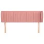Cabecero de terciopelo rosa 147x23x78/88 cm de , Cabeceros y pies de cama - Ref: Foro24-3117435, Precio: 71,21 €, Descuento: %